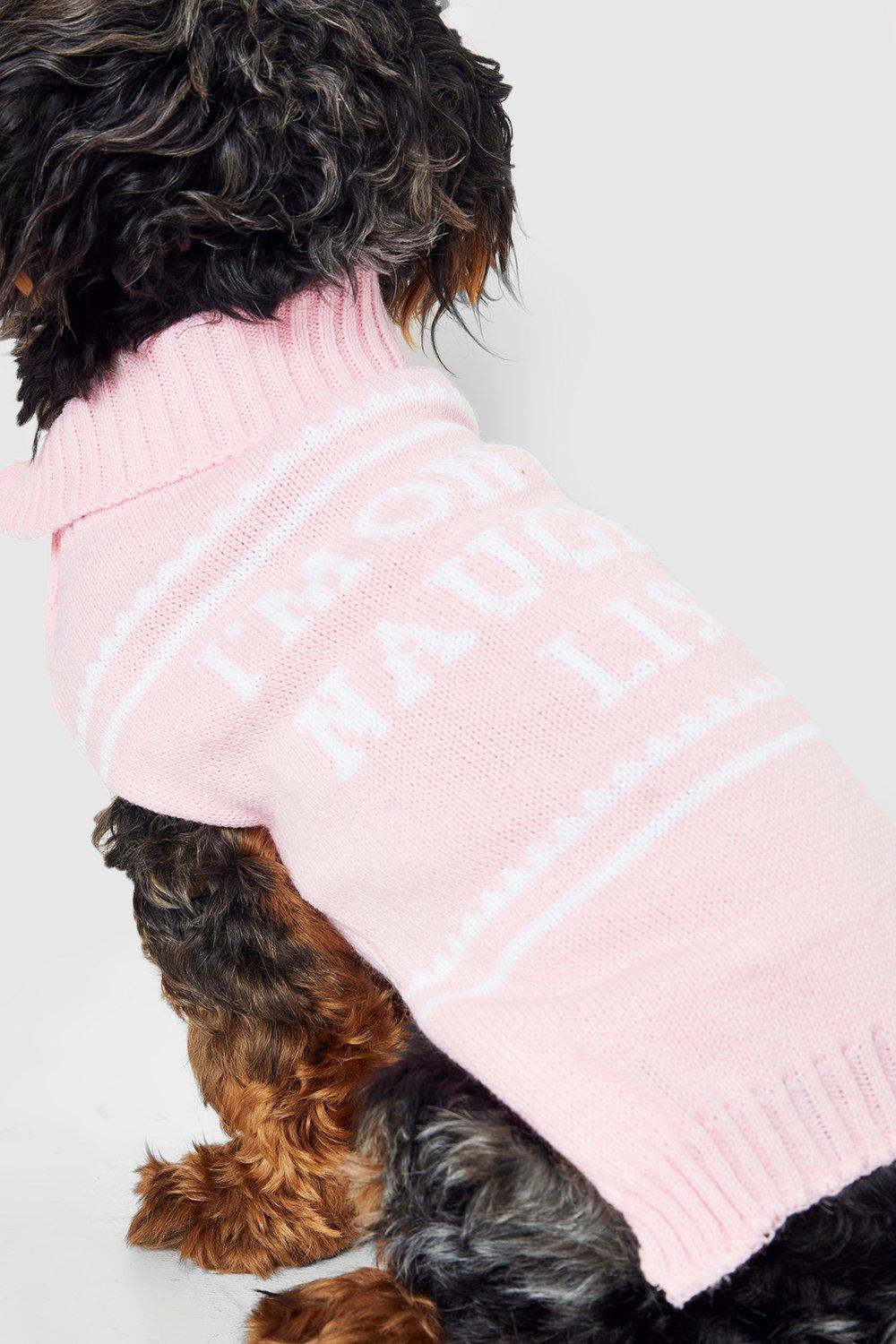 Dog on sale jumper boohoo